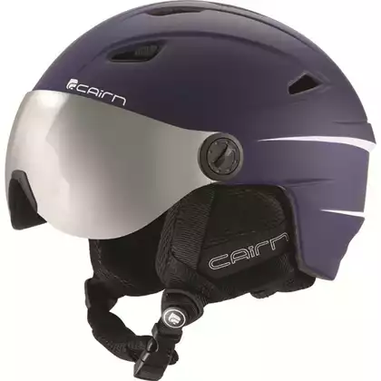 CAIRN kask narciarski/snowboardowy ELECTRON VISOR dark blue 06058100559/60