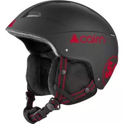CAIRN kask narciarski/snowboardowy LOC ACTIVE T, black-red, 060525002TU