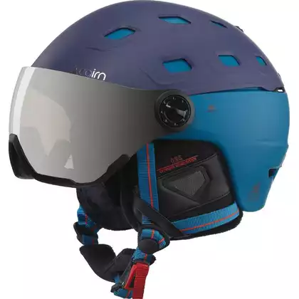 CAIRN kask narciarski/snowboardowy STELLAR VISOR, navy blue, 0606060190