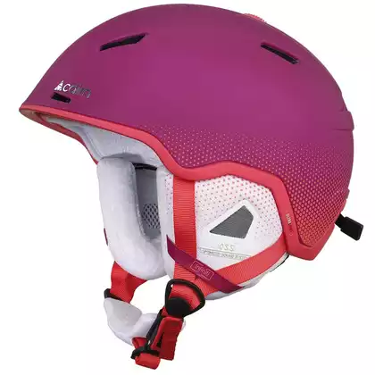CAIRN kask zimowy narciarski/snowboardowy INFINITI pink red 060568014356/58