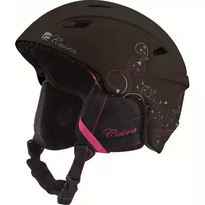 CAIRN kask zimowy narciarski/snowboardowy PROFIL dark/pink 060415190257/58