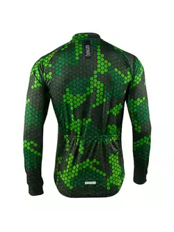 KAYMAQ DESIGN M62 męska bluza rowerowa zielony