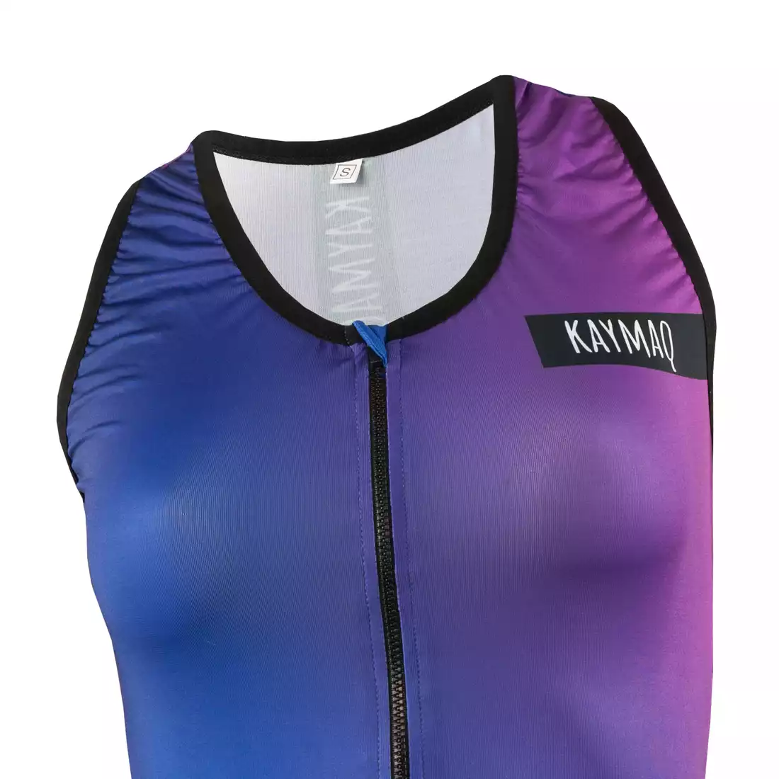 KAYMAQ DESIGN W1-W43 damska koszulka rowerowa bez rękawów