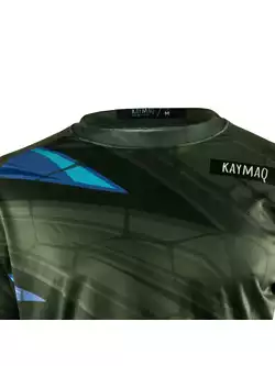 KAYMAQ DESIGN m64 męska luźna koszulka rowerowa MTB, niebieska