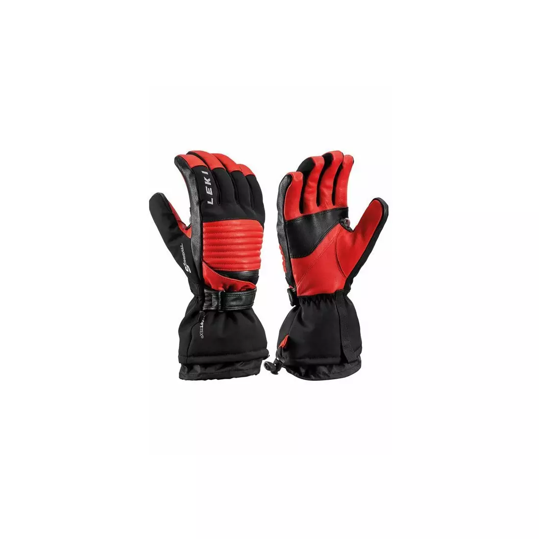 LEKI Damskie rękawiczki narciarskie, Xplore XT S vintage, red-black, 643840303100