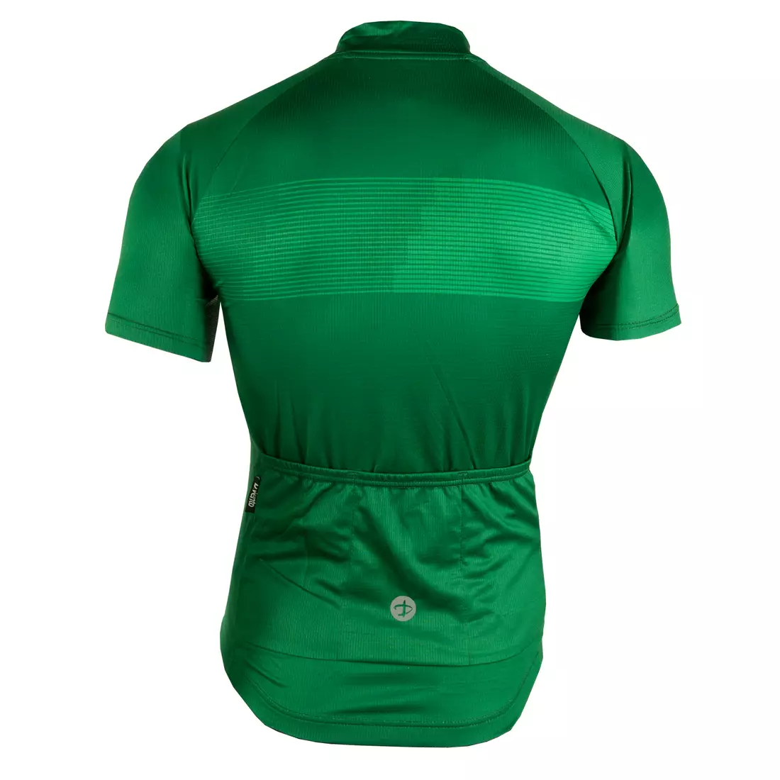 [Set] DEKO STYLE-0421 męska koszulka rowerowa z krótkim rękawem, zielony + DEKO POCKET spodenki rowerowe bez szelek, czarny