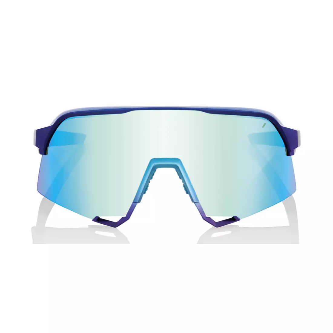 100% okulary sportowe S3 (Blue Topaz Multilayer Mirror Lens) Matte Metallic Into the Fade STO-61034-228-01