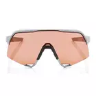 100% okulary sportowe S3 (HiPER Coral Lens) Soft Tact Stone Grey STO-61034-424-01