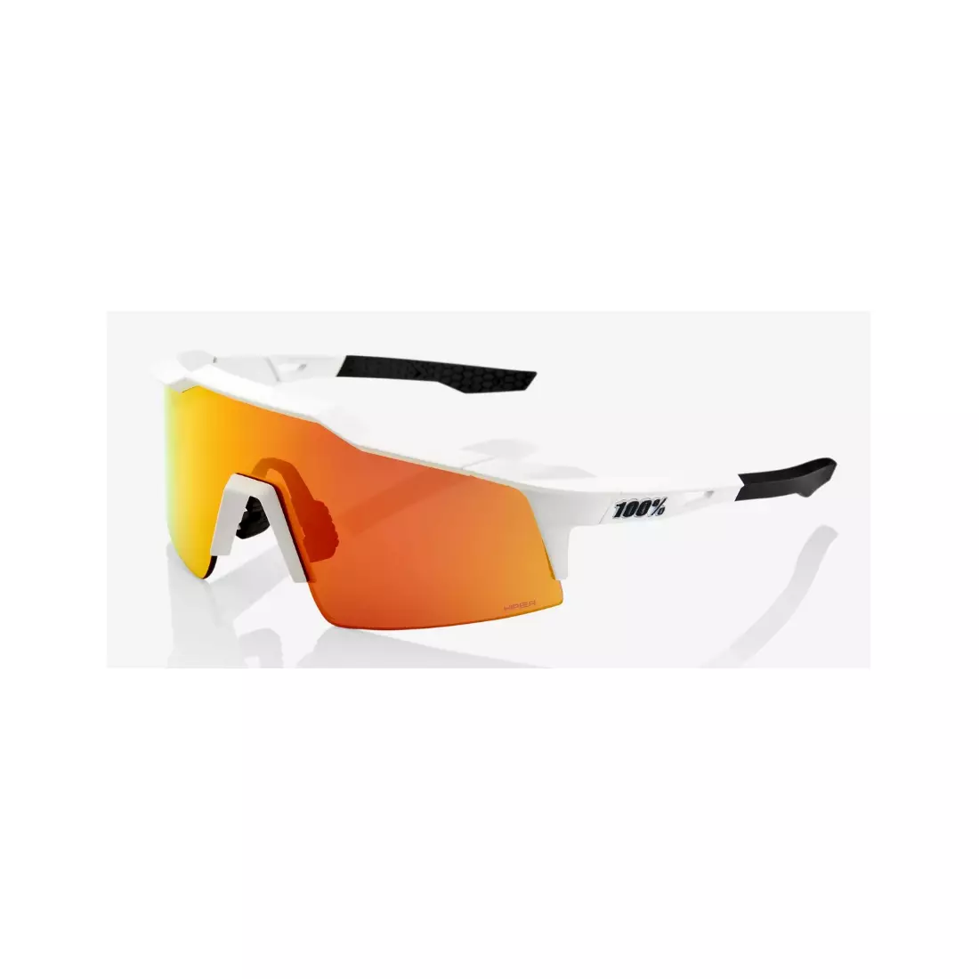 100% okulary sportowe SPEEDCRAFT SL (HiPER Red Multilayer Mirror Lens) Soft Tact Off White STO-61002-412-01