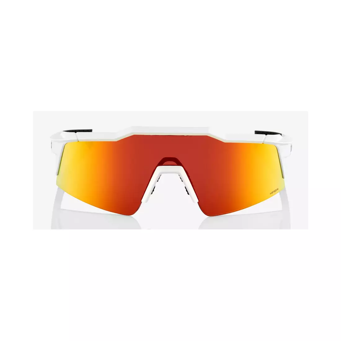 100% okulary sportowe SPEEDCRAFT SL (HiPER Red Multilayer Mirror Lens) Soft Tact Off White STO-61002-412-01