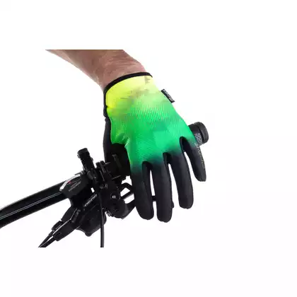 FORCE rękawiczki rowerowe unisex MTB CORE fluo green 9057293