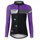 FORCE bluza rowerowa damska SQUARE LADY black/purple 9001433