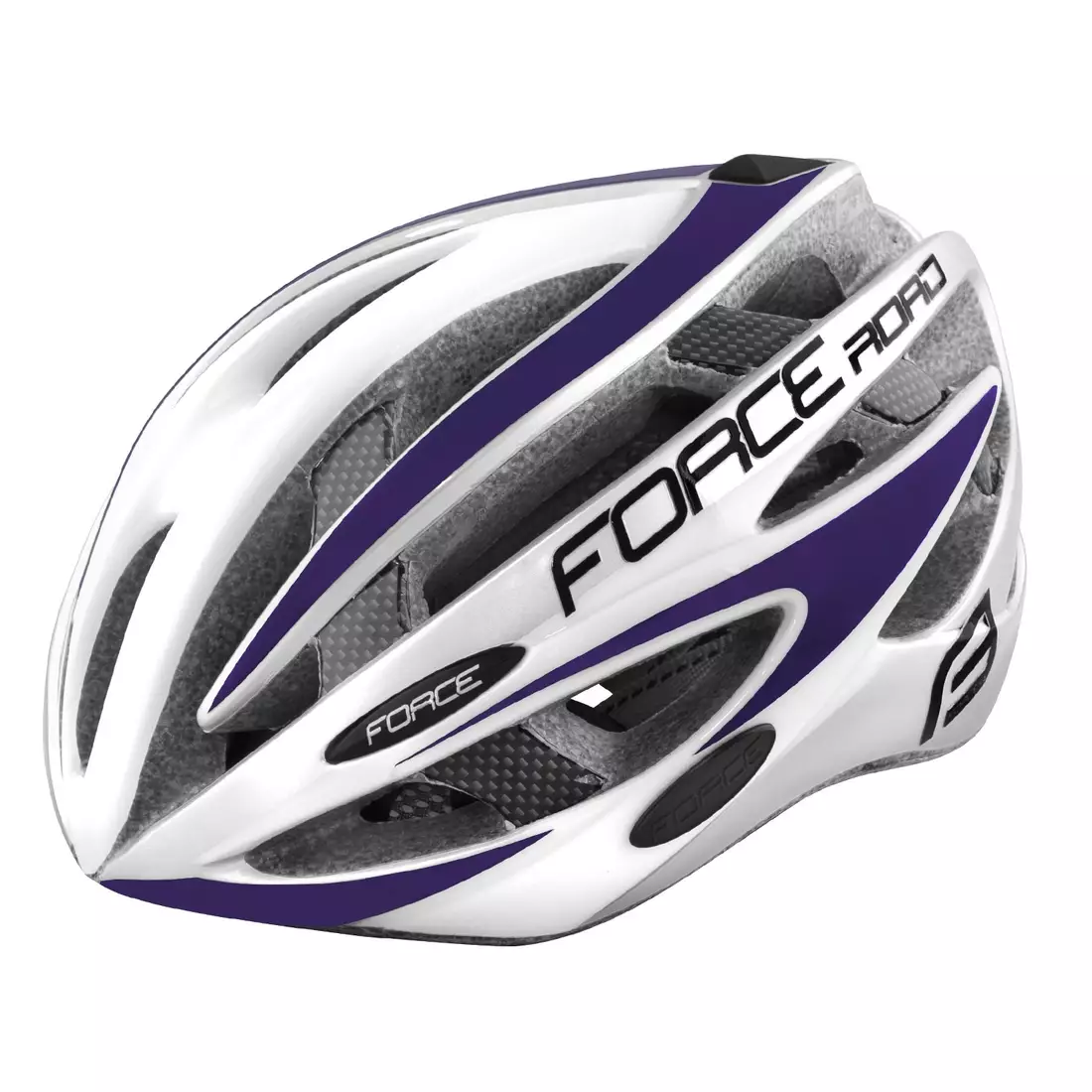 FORCE kask rowerowy ROAD white/purple 9026195