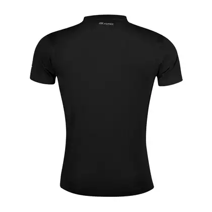 FORCE koszulka sportowa z krótkim rękawem BIKE black 90789
