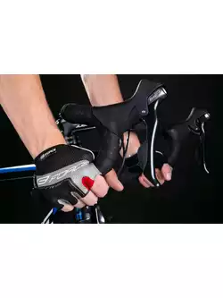 FORCE rękawiczki rowerowe RIVAL, czarno-szare, 9052441