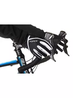 FORCE rękawiczki rowerowe zimowe ULTRA TECH black/white 90453