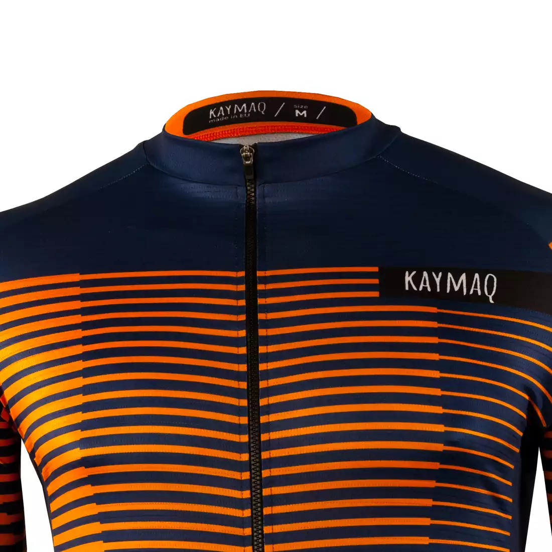 KAYMAQ M66 RACE męska koszulka rowerowa z krótkim rękawem pomarańczowy