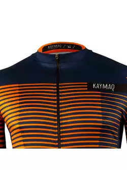 KAYMAQ M66 RACE męska koszulka rowerowa z krótkim rękawem pomarańczowy