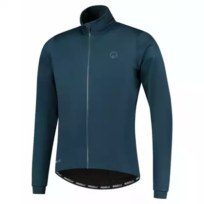Rogelli Męska kurtka rowerowa, Softshell, ESSENTIAL niebieska, ROG351030