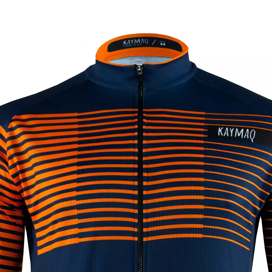 [Set] KAYMAQ DESIGN M66 męska bluza rowerowa granatowa + KAYMAQ M66 RACE męska koszulka rowerowa z krótkim rękawem pomarańczowy