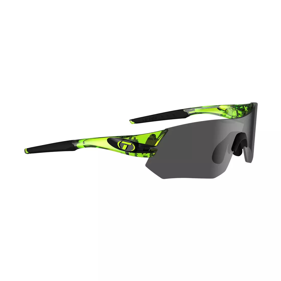 TIFOSI okulary z wymiennymi szkłami TSALI (Smoke, AC Red, Clear) crystal neon green TFI-1640105670