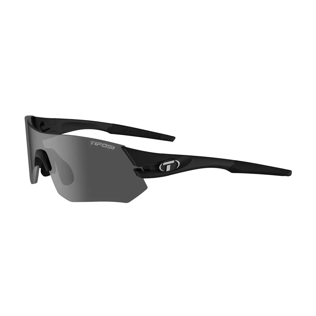 TIFOSI okulary z wymiennymi szkłami TSALI (Smoke, AC Red, Clear) matte black TFI-1640100101