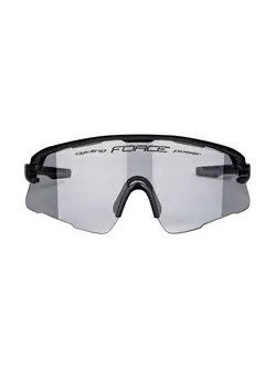 FORCE AMBIENT okulary sportowe fotochromowe, czarno-szare