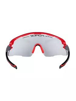 FORCE AMBIENT okulary sportowe fotochromowe, czerwono-szare