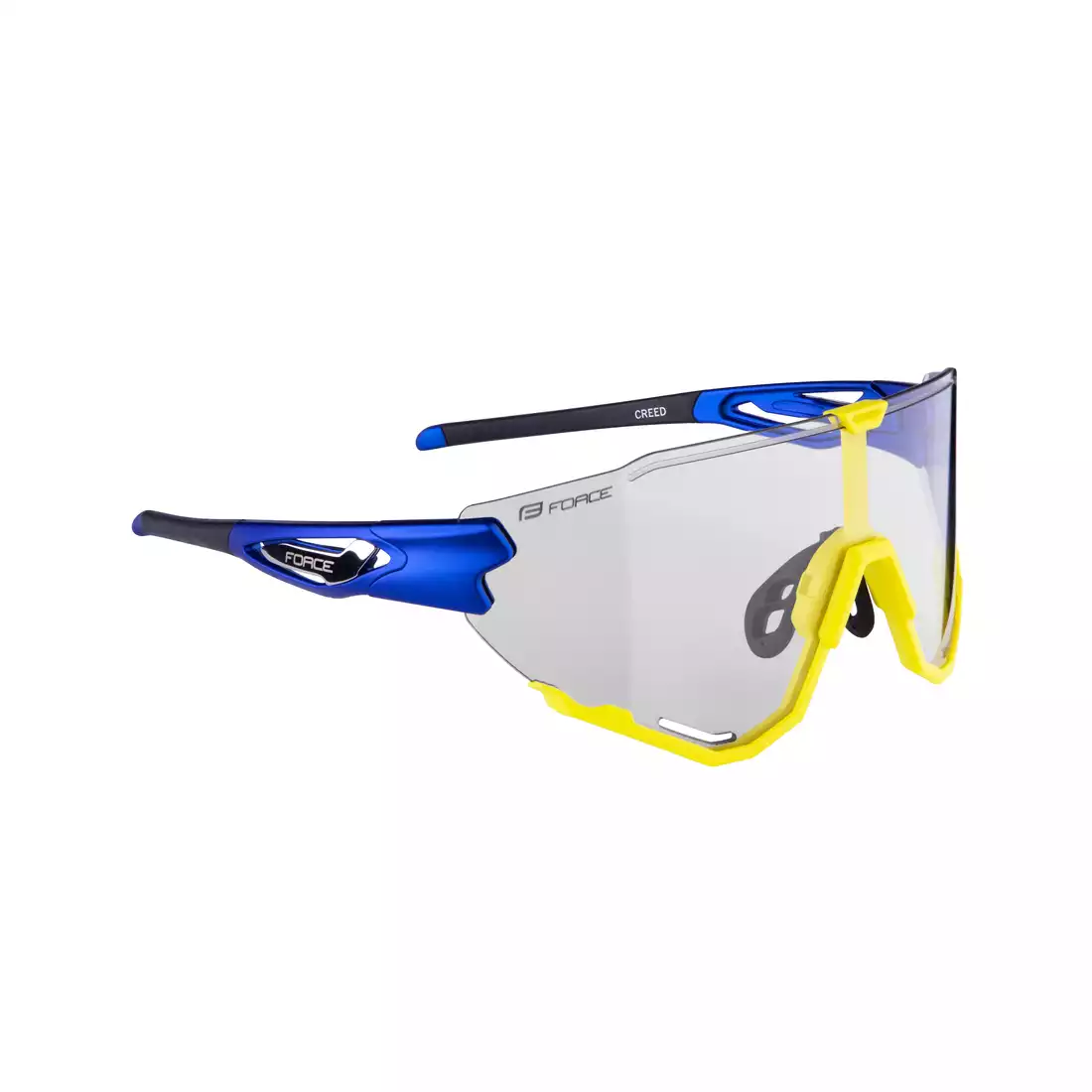 FORCE CREED Okulary sportowe fotochromowe, niebiesko-żółte