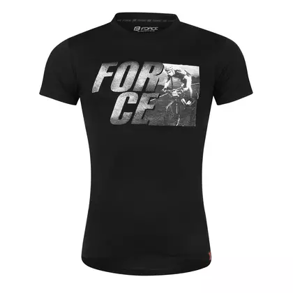 FORCE koszulka sportowa SPIRIT black 90783-XS