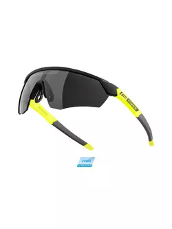 FORCE okulary przeciwsłoneczne ENIGMA fluo black mat 91163