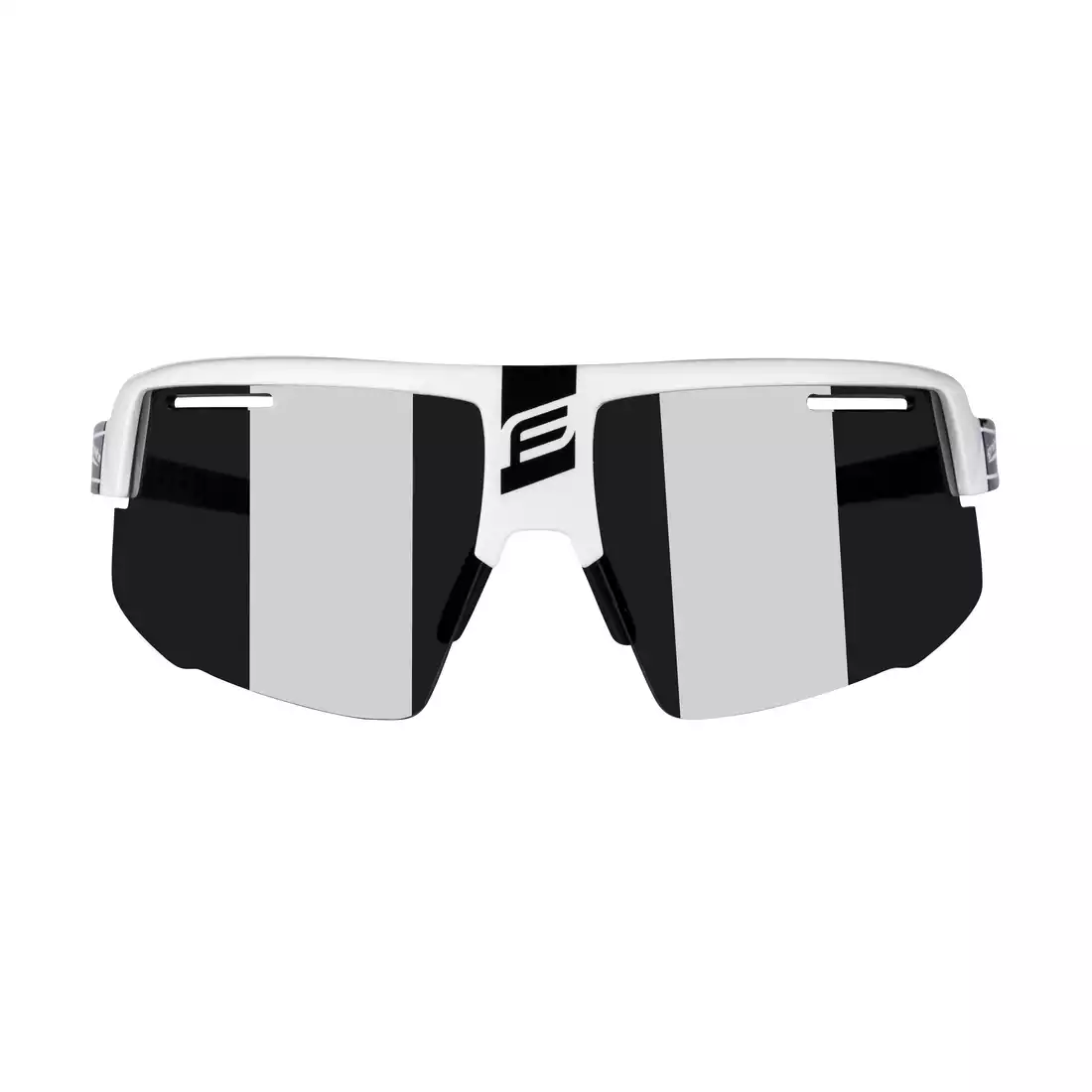 FORCE okulary przeciwsłoneczne IGNITE, biało-czarne, czarne szkła 910945