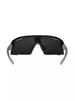 FORCE okulary przeciwsłoneczne IGNITE, czarno-szare, czarne szkła 910946