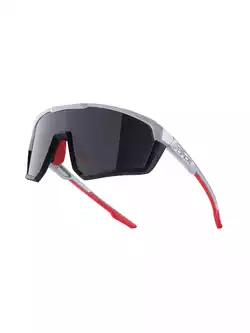 FORCE okulary rowerowe / sportowe APEX, czarno-szare, 910893