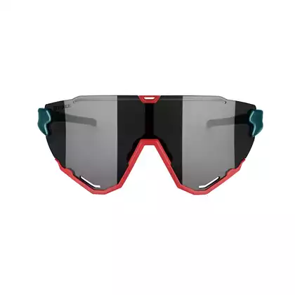 FORCE okulary rowerowe / sportowe CREED czerwony-niebieski, 91179