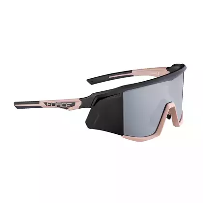 FORCE okulary rowerowe / sportowe SONIC, czarno-brązowe, 910952