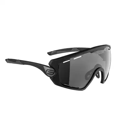 FORCE okulary rowerowe / sportowe OMBRO PLUS czarny mat, 91105