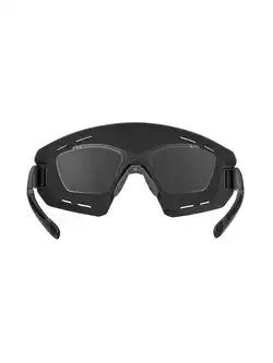 FORCE okulary rowerowe / sportowe OMBRO PLUS czarny mat 91106