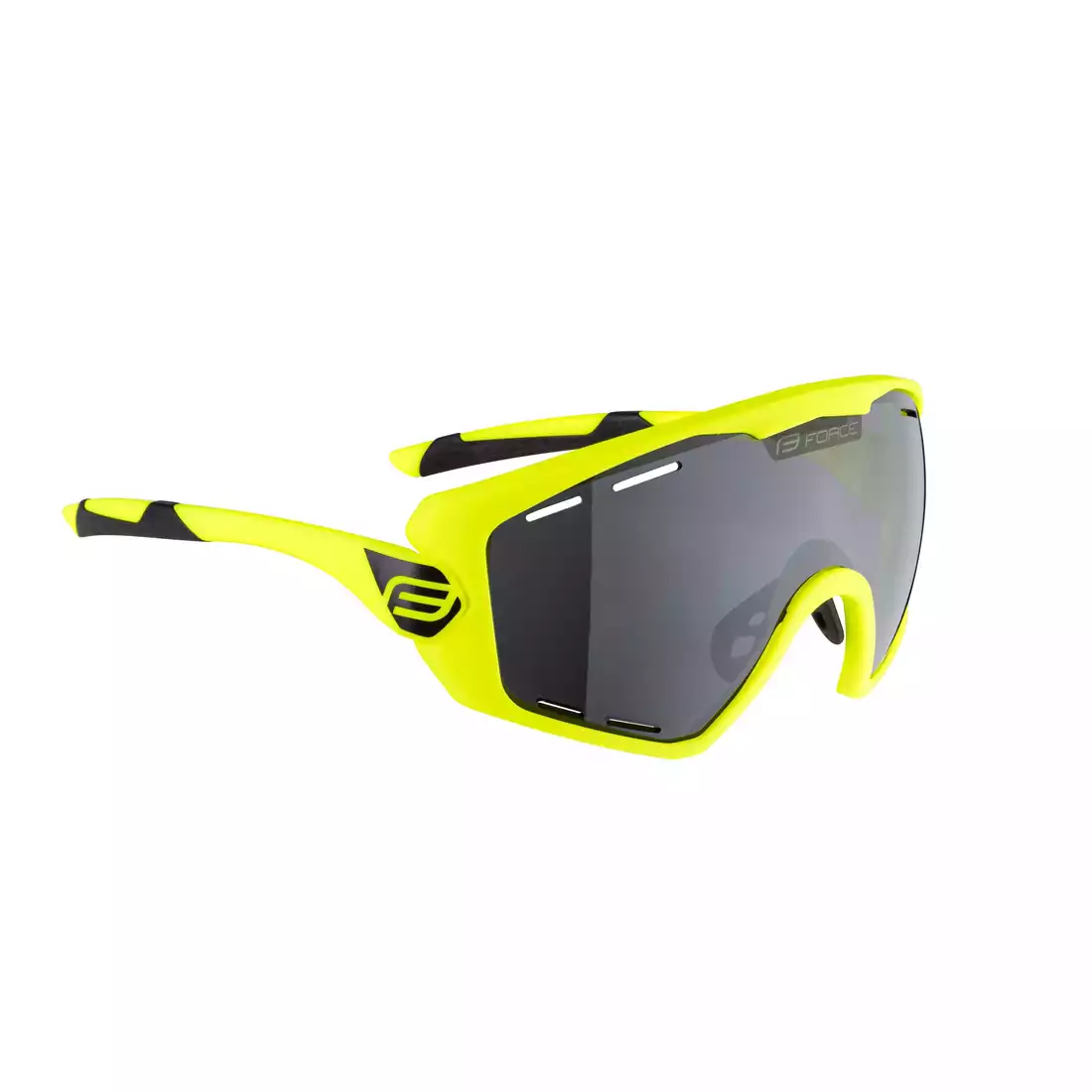 FORCE okulary rowerowe / sportowe OMBRO PLUS fluo mat 91120