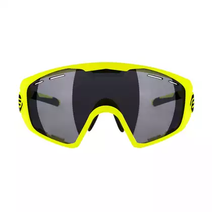 FORCE okulary rowerowe / sportowe OMBRO PLUS fluo mat 91120