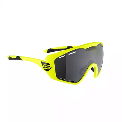 FORCE okulary rowerowe / sportowe OMBRO PLUS fluo matt, 91121