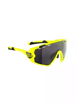 FORCE okulary rowerowe / sportowe OMBRO fluo mat, 91140