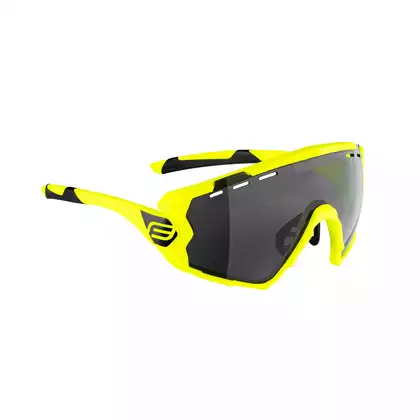 FORCE okulary rowerowe / sportowe OMBRO fluo mat, 91140