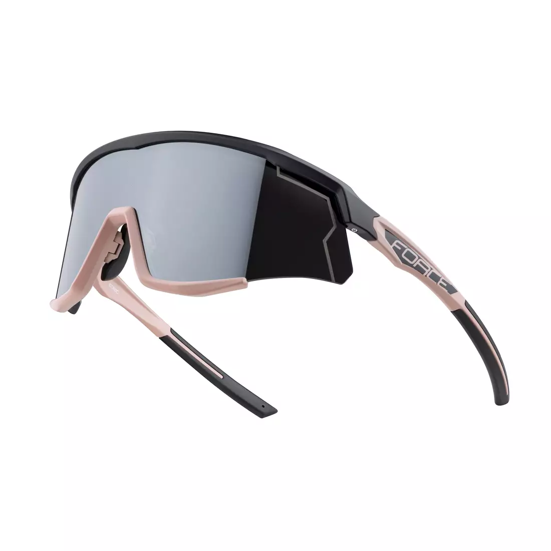 FORCE okulary rowerowe / sportowe SONIC, czarno-brązowe, 910952