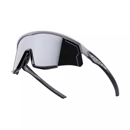 FORCE okulary rowerowe / sportowe SONIC, szaro-czarne, 910953