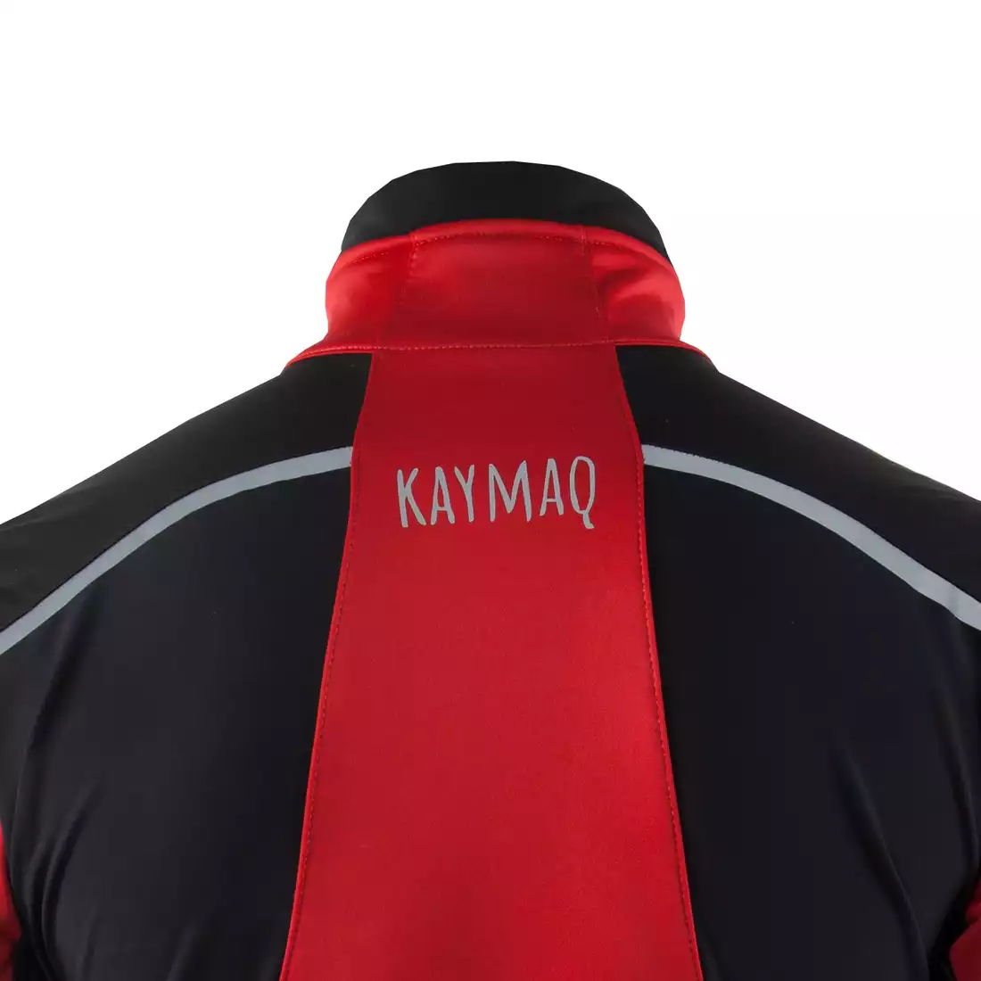 KAYMAQ JWS-003 męska zimowa kurtka rowerowa softshell czerwony