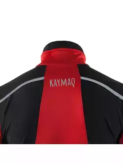 KAYMAQ JWS-003 męska zimowa kurtka rowerowa softshell czerwony