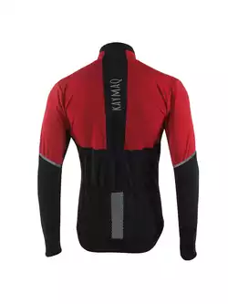 KAYMAQ KYQLS-001 męska bluza rowerowa czerwony-czarny