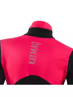 KAYMAQ KYQLSW-100 damska bluza rowerowa czarny-róż