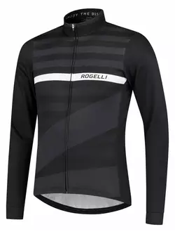 ROGELLI bluza rowerowa męska STRIPE, czarna, ROG351011